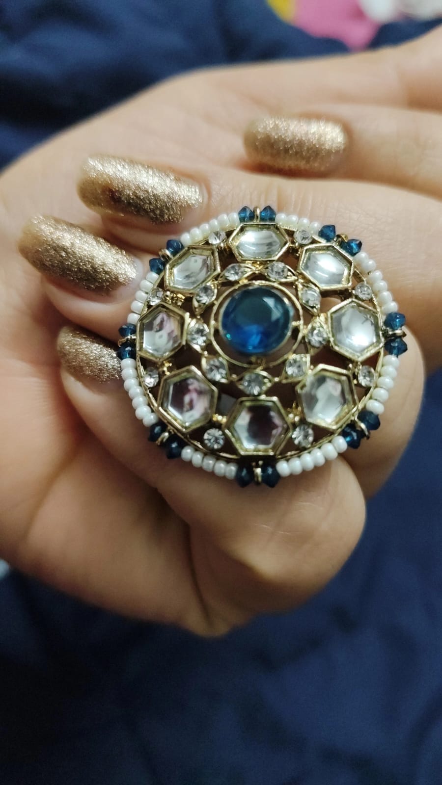 New latest design kundan Rings